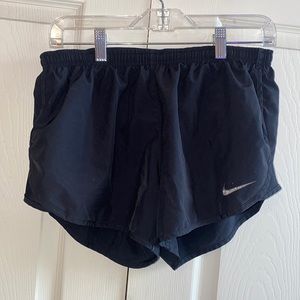 Medium black Nike running shorts